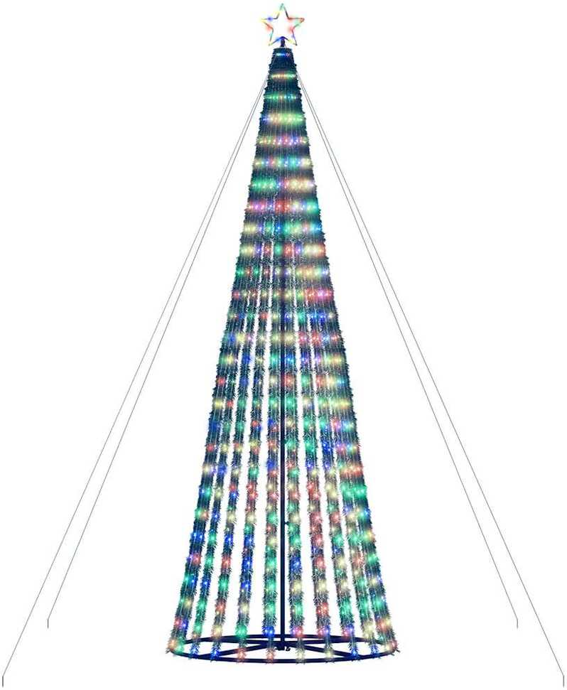 LED Kalėdų eglutė 1028 LED Spalvingi 403 cm