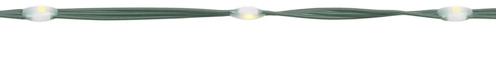 LED Kalėdų eglutė 1028 LEDs Šalta Balta 403 cm