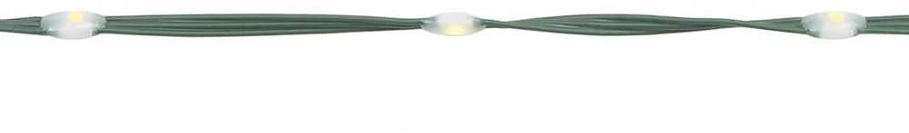 LED Kalėdų eglutė 1028 LEDs Šalta Balta 403 cm