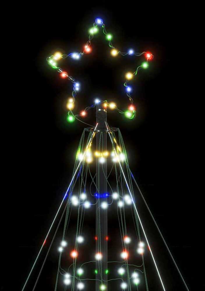 LED Kalėdų eglutė 1534 LED Spalvingi 500 cm