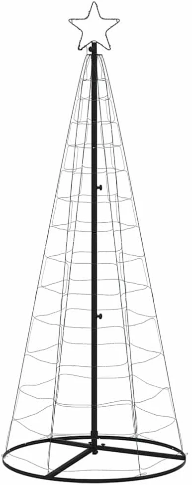 LED Kalėdų eglutė 200 LED Mėlyna 180 cm