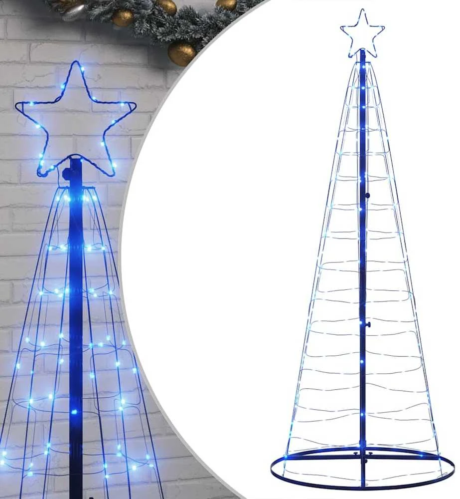LED Kalėdų eglutė 200 LED Mėlyna 180 cm