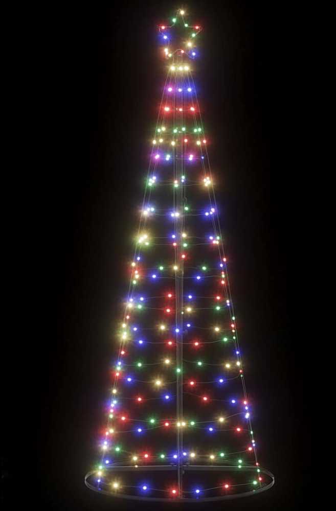 LED Kalėdų eglutė 200 LED Spalvingi 180 cm