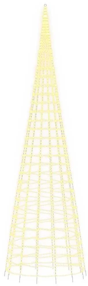 LED Kalėdų eglutė 3000 LED šiltai balta 800 cm