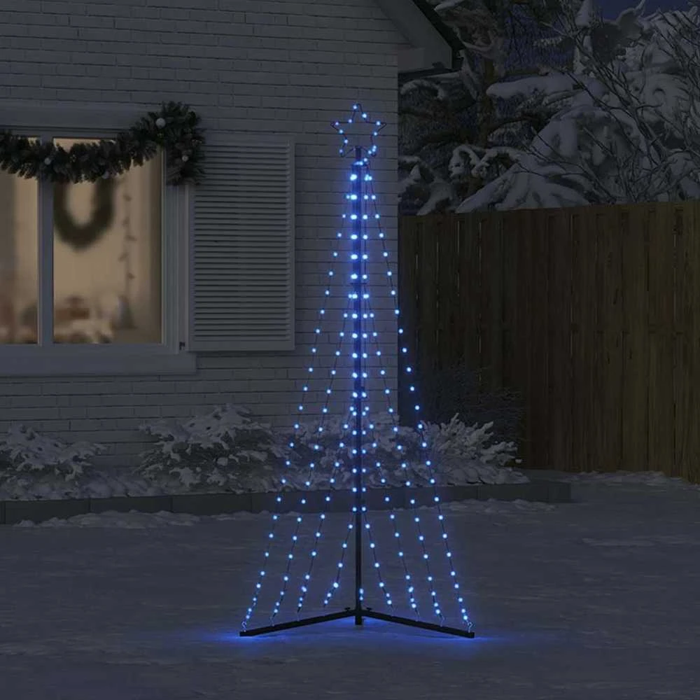 LED Kalėdų eglutė 339 LED Mėlyna 187 cm