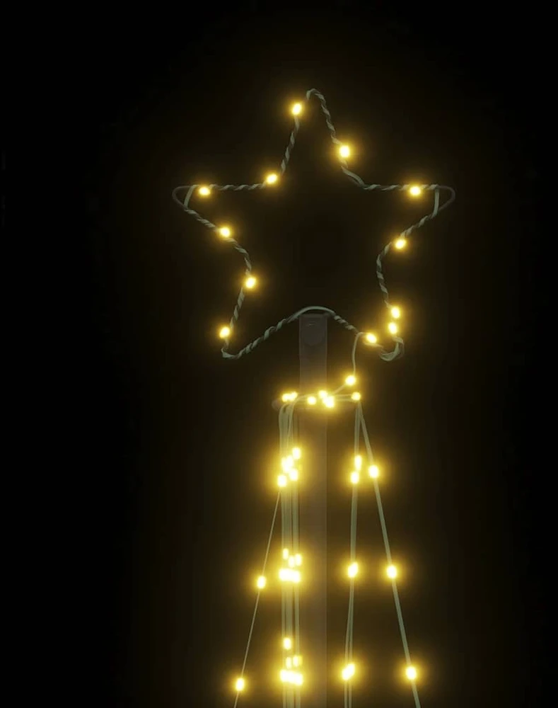 LED Kalėdų eglutė 339 LED Šiltai Balta 187 cm