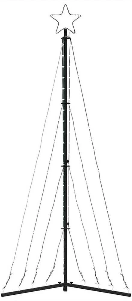 LED Kalėdų eglutė 339 LED Šiltai Balta 187 cm