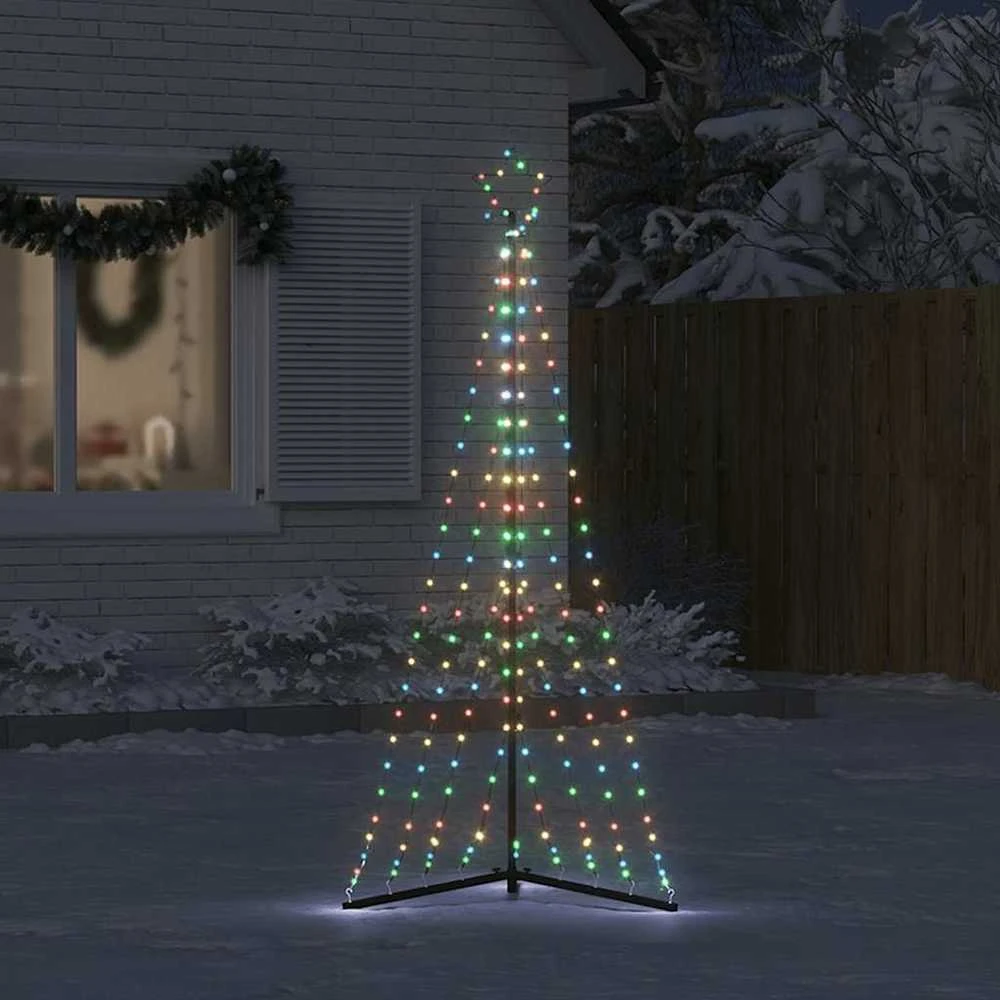 LED Kalėdų eglutė 339 LED Spalvingi 187 cm