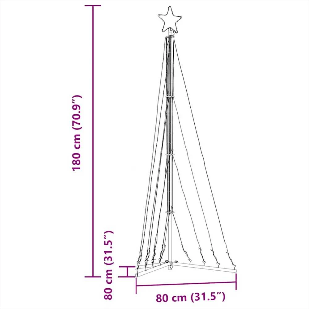 LED Kalėdų eglutė 339 LED Spalvingi 187 cm