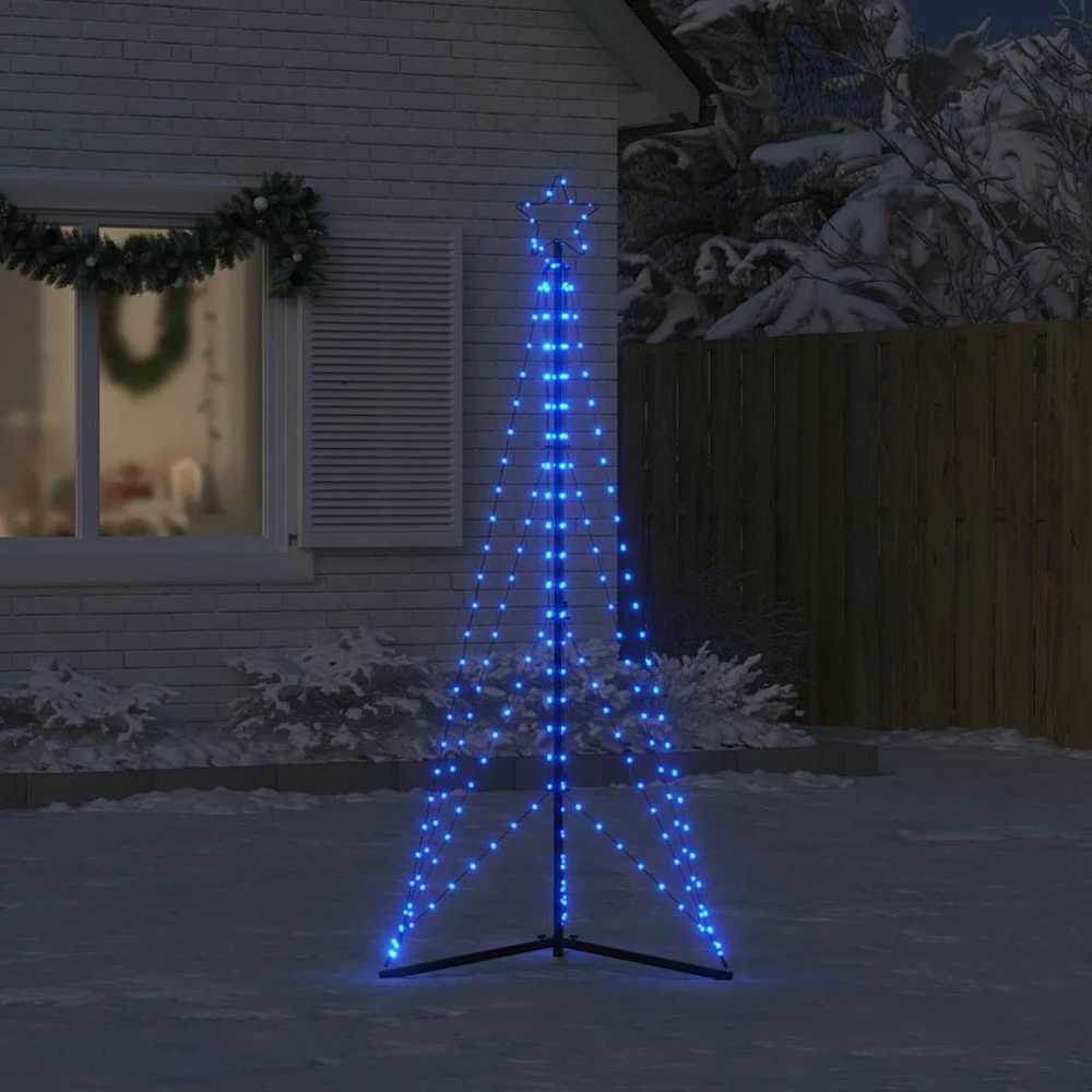 LED Kalėdų eglutė 363 LED Mėlyna 182 cm