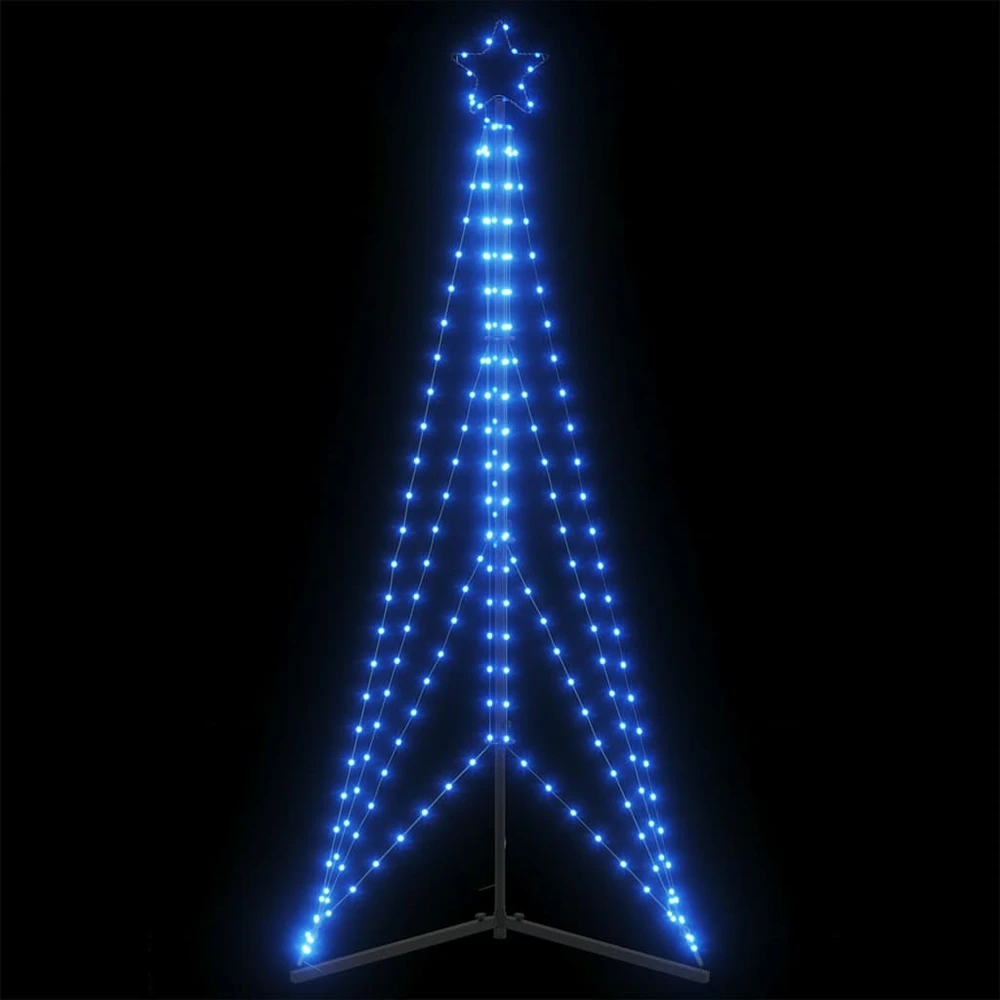 LED Kalėdų eglutė 363 LED Mėlyna 182 cm
