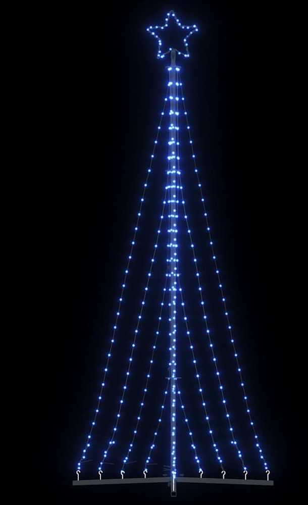 LED Kalėdų eglutė 447 LED Mėlyna 250 cm