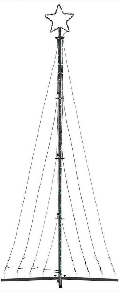LED Kalėdų eglutė 447 LED Mėlyna 250 cm