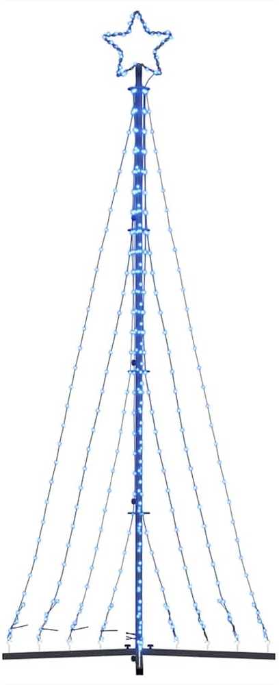 LED Kalėdų eglutė 447 LED Mėlyna 250 cm