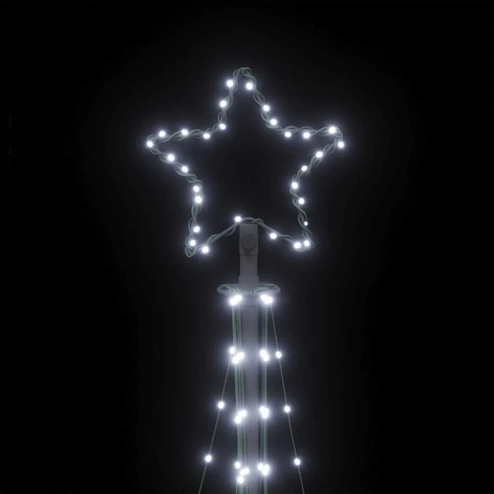 LED Kalėdų eglutė 447 LED Šalta Balta 250 cm