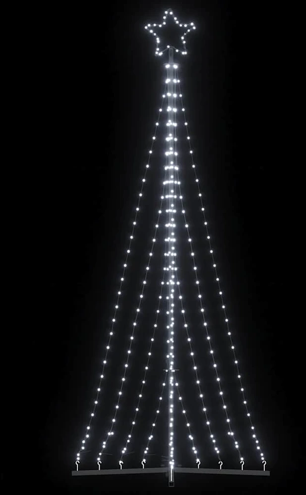 LED Kalėdų eglutė 447 LED Šalta Balta 250 cm