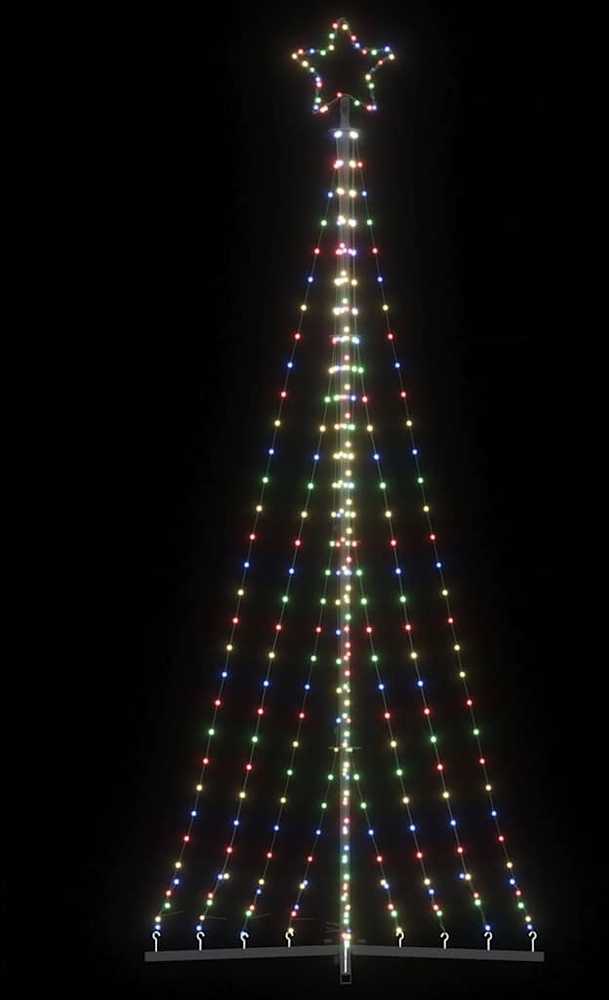 LED Kalėdų eglutė 447 LED Spalvingi 250 cm