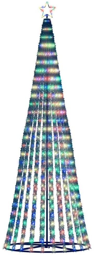 LED Kalėdų eglutė 475 LED Spalvingi 247 cm