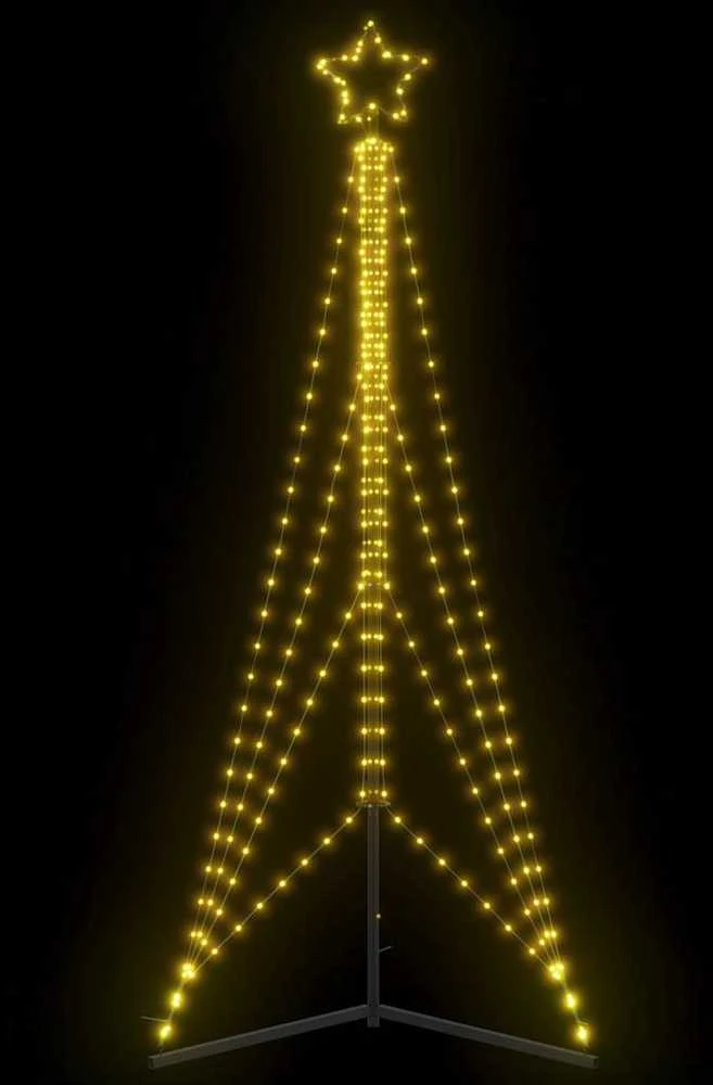 LED Kalėdų eglutė 483 LED Šiltai Balta 240 cm