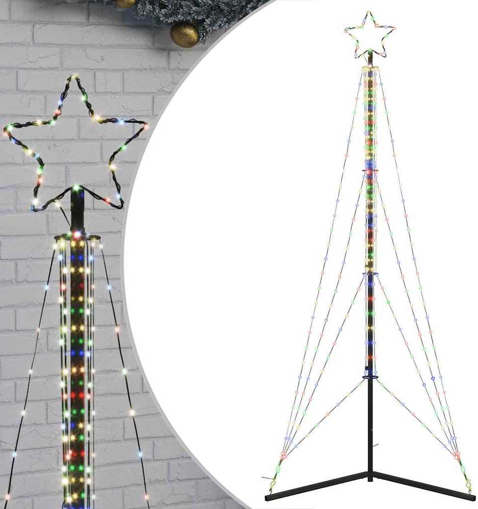 LED Kalėdų eglutė 483 LED Spalvingi 240 cm