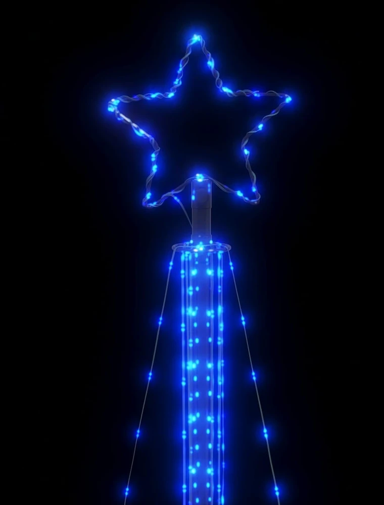 LED Kalėdų eglutė 525 LED Mėlyna 302 cm