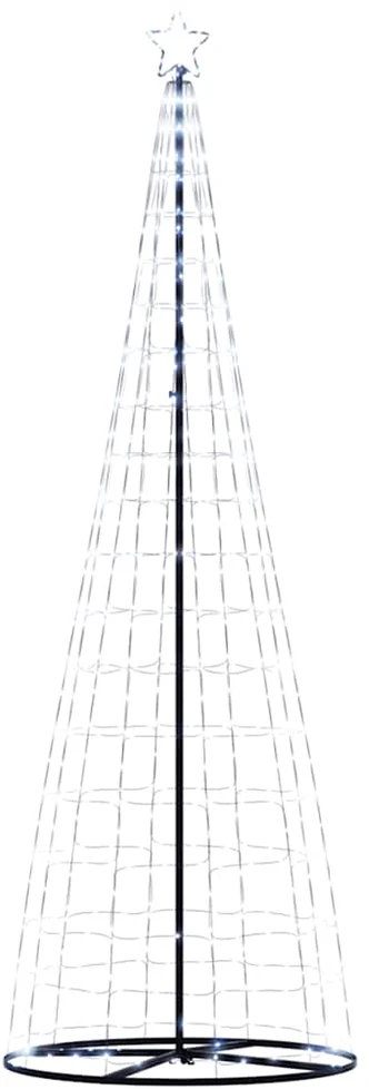 LED Kalėdų eglutė 550 LED Šaltai Balta 300 cm