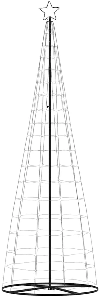 LED Kalėdų eglutė 550 LED Šaltai Balta 300 cm