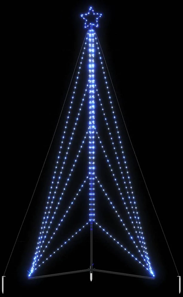 LED Kalėdų eglutė 615 LED Mėlyna 404,5 cm