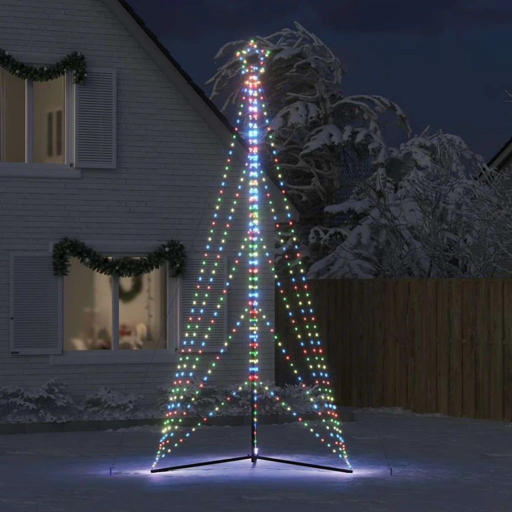 LED Kalėdų eglutė 615 LED Spalvingi 404,5 cm