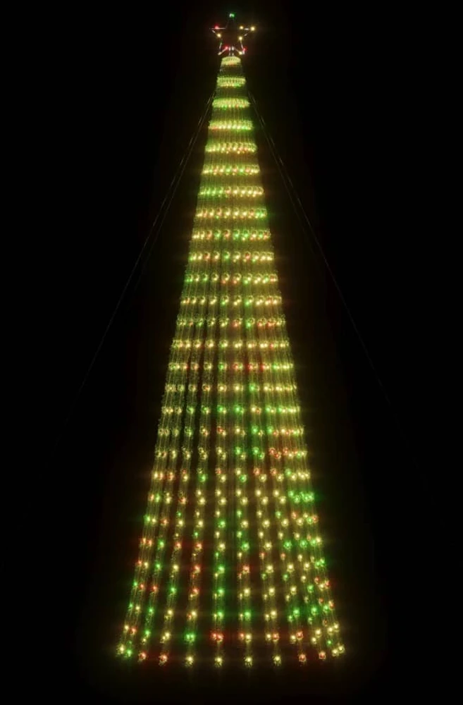 Šviečianti Kalėdų eglutė, 300cm, 688 LED, kūgio formos