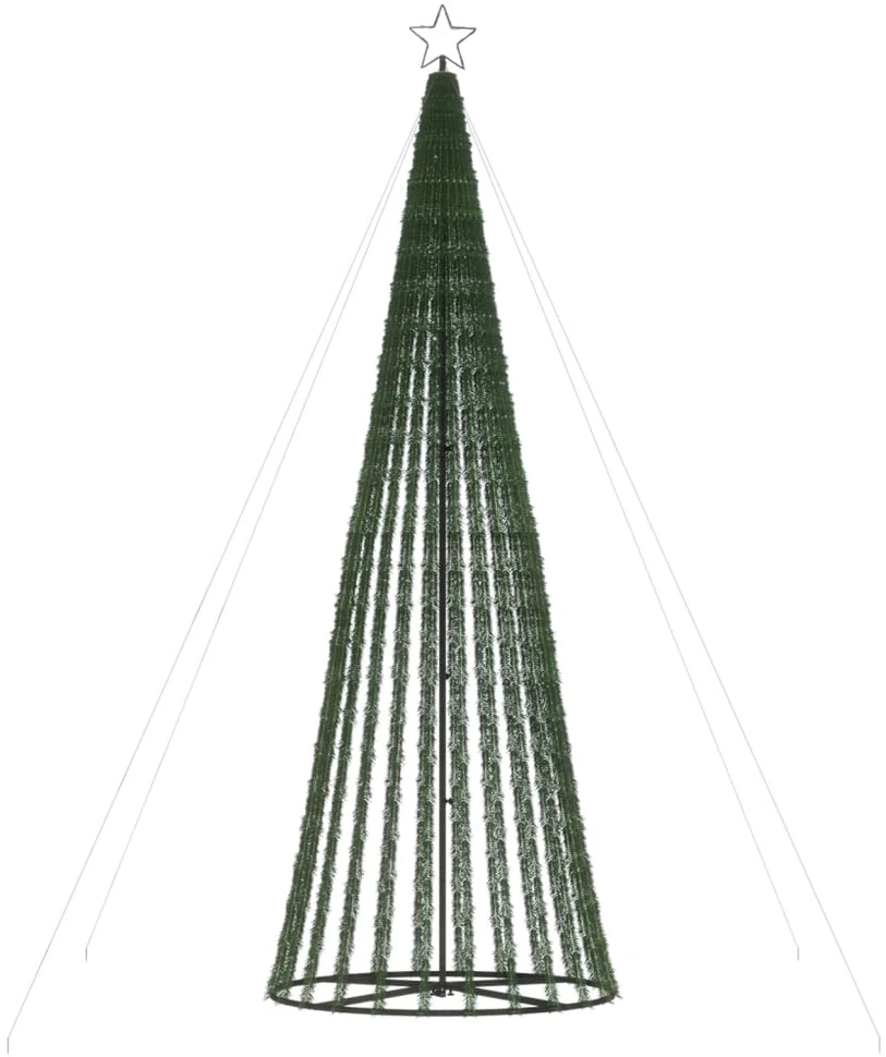 Šviečianti Kalėdų eglutė, 300cm, 688 LED, kūgio formos