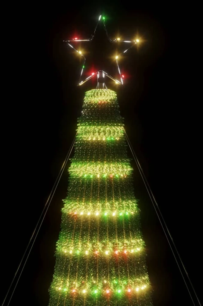 Šviečianti Kalėdų eglutė, 300cm, 688 LED, kūgio formos