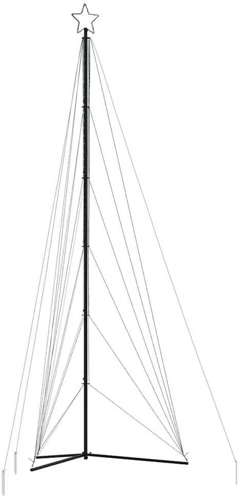 LED Kalėdų eglutė 861 LED Spalvinga 478 cm