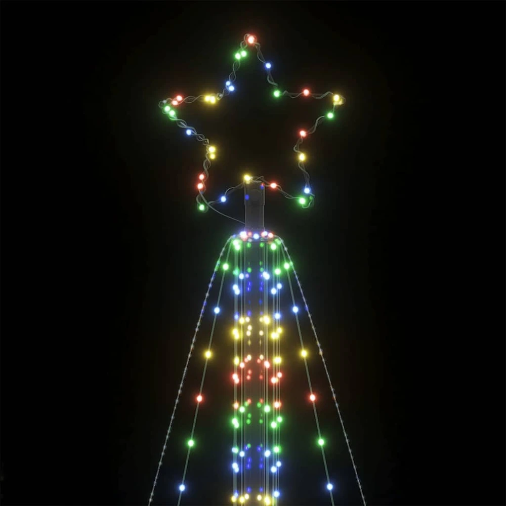 LED Kalėdų eglutė 861 LED Spalvinga 478 cm