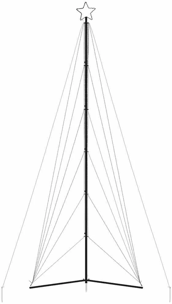 LED Kalėdų eglutė 861 LED Spalvinga 478 cm