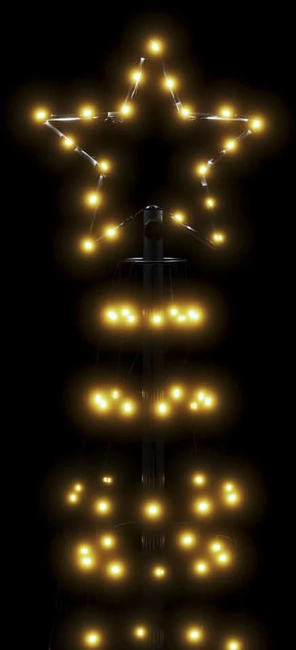 Šviečianti Kalėdų eglutė, 300cm, 570 šiltų LED, kūgio formos