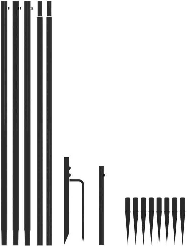 Kalėdų eglutės girlianda, 576 mėlynos spalvos LED, 3,6m