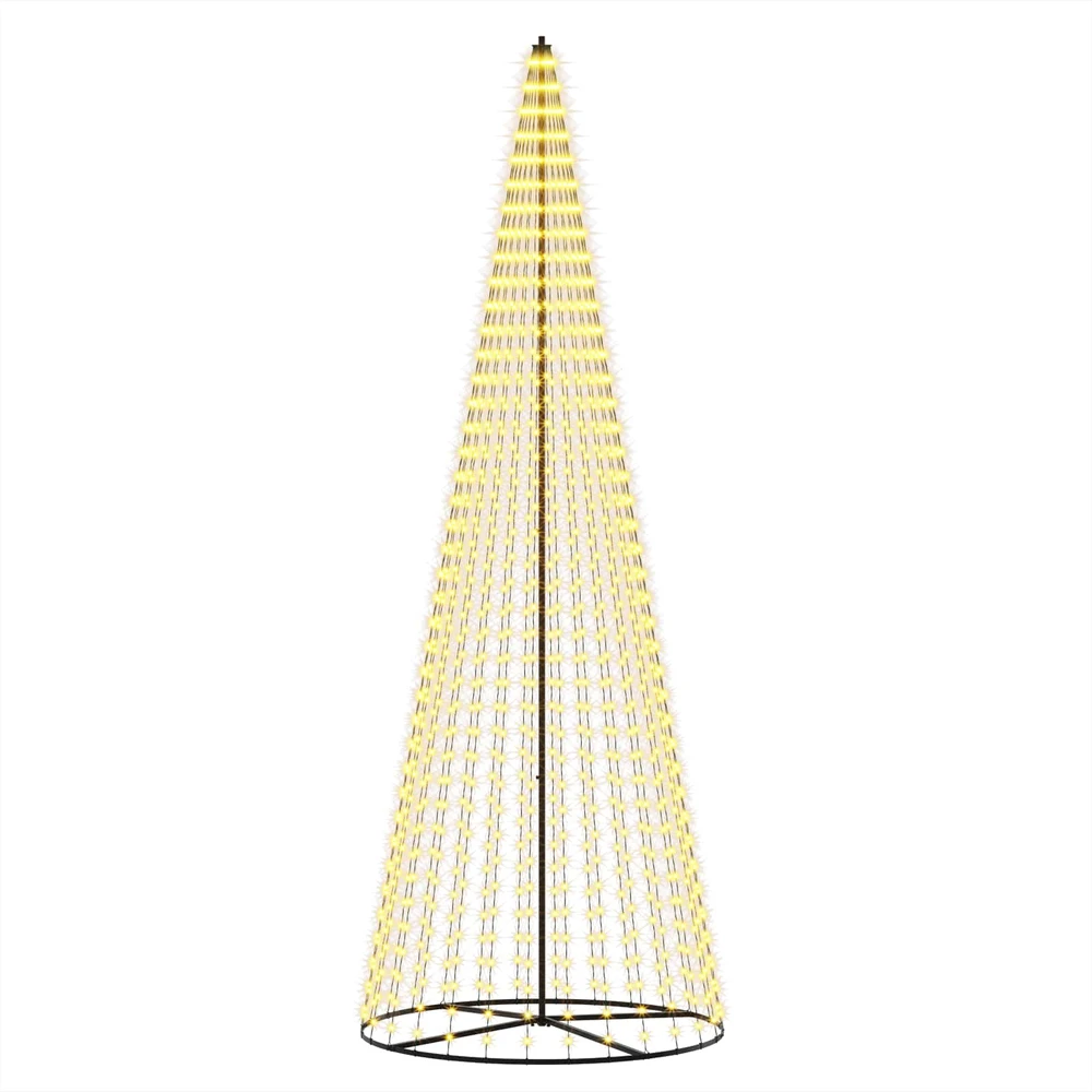 LED Kalėdų medis 385 cm 1148 LED Šilta balta Geležis Juoda