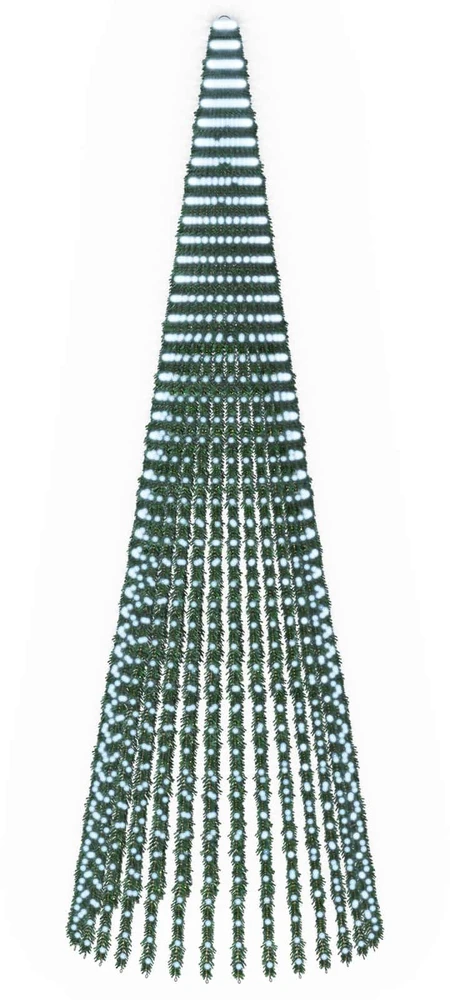 LED Kalėdų medis 470 cm 1504 LED Šalta balta Plienas Žalia