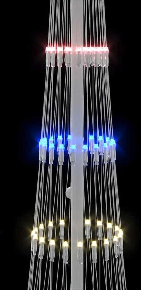 LED Kalėdų medis Įvairiaspalvis 51 x 51 x 190 cm metalas