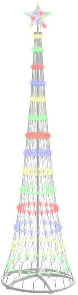 LED Kalėdų medis Įvairiaspalvis 250 cm metalas