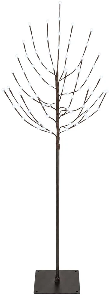 LED Kalėdų medis Juoda 150 cm Plienas 140 LED