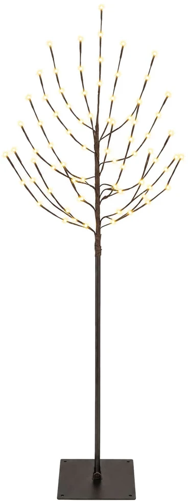 LED Kalėdų medis Juoda 18 x 18 x 150 cm Plienas 140 LED