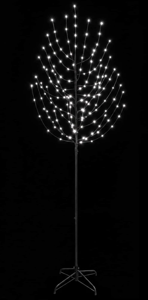 LED Kalėdų medis Juoda 210 cm Plienas 180 LED