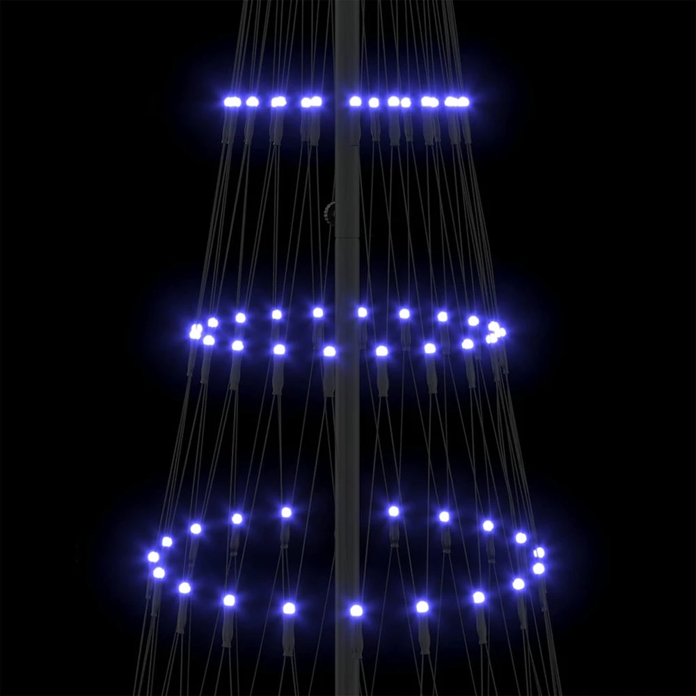 LED Kalėdų medis Mėlyna 250 cm metalas