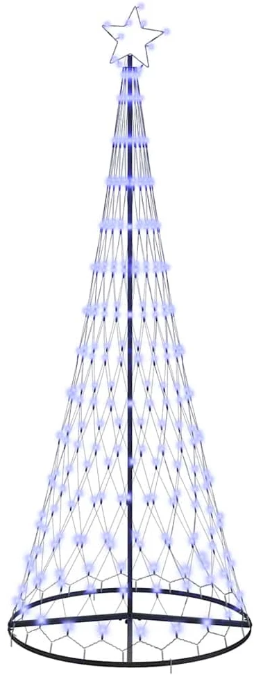 LED Kalėdų medis Mėlyna 250 cm metalas