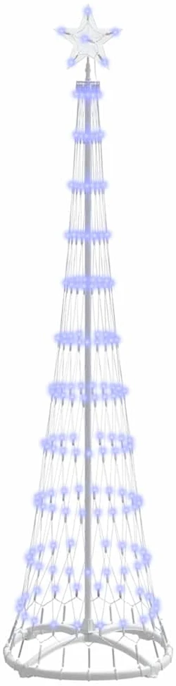 LED Kalėdų medis Mėlyna 51 x 51 x 190 cm metalas