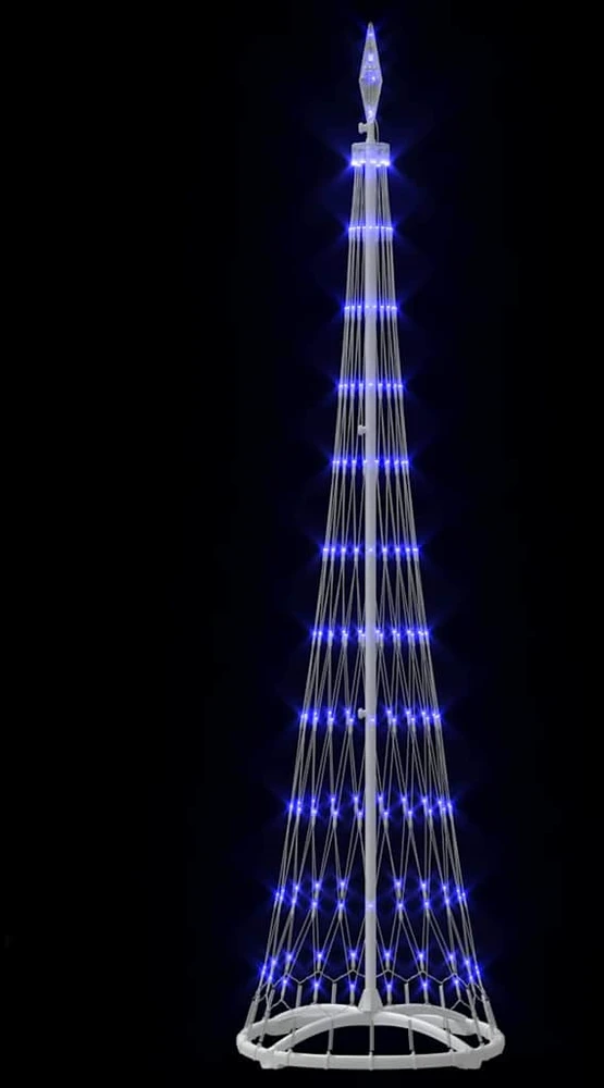 LED Kalėdų medis Mėlyna 51 x 51 x 190 cm metalas