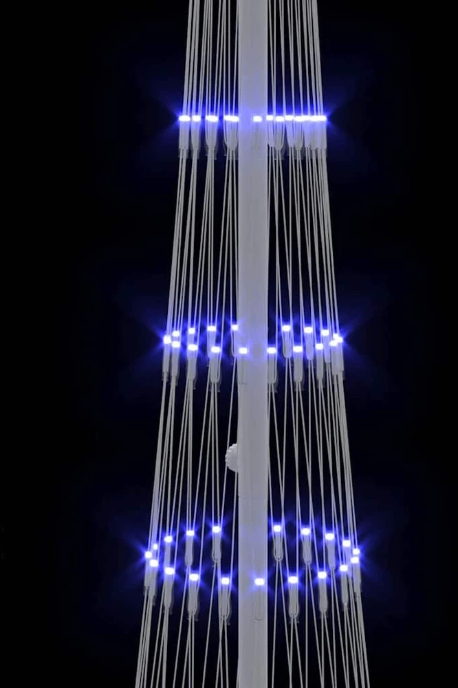 LED Kalėdų medis Mėlyna 51 x 51 x 190 cm metalas