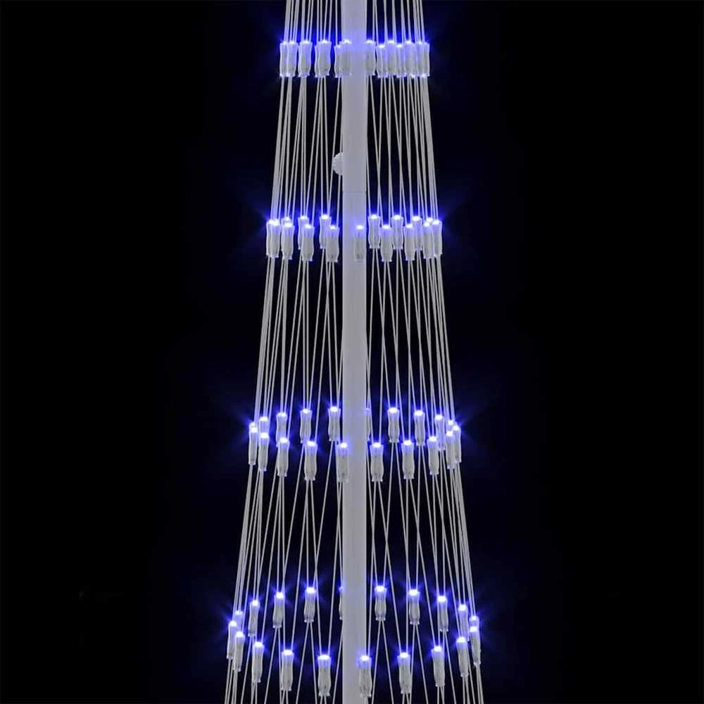 LED Kalėdų medis Mėlyna 250 cm metalas